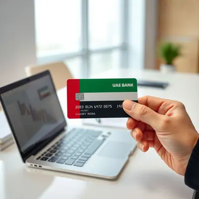 UAE corporate bank card and banking documents