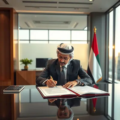 Signing UAE company formation documents